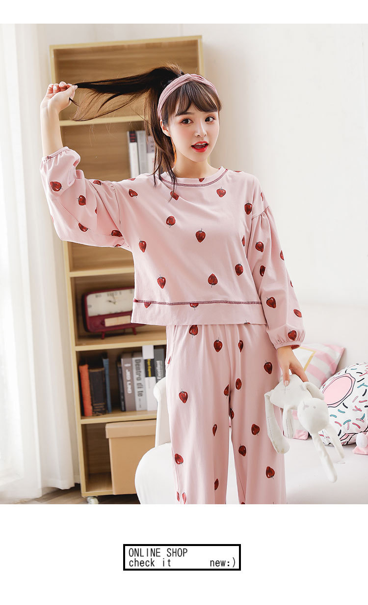 睡衣女式春秋款_女式睡衣_睡衣女式夏季