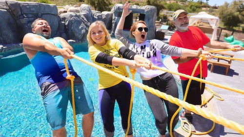 吊绳户外游戏,吊绳游戏挑战之旅